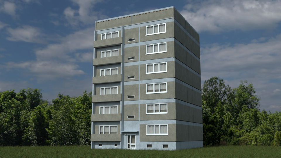 Gebäude und Terrain