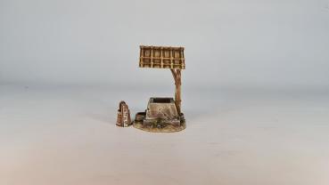 Einfacher Brunnen mit Eimer