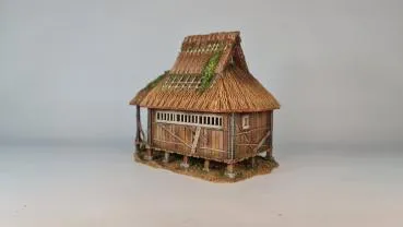 farm house on stilts