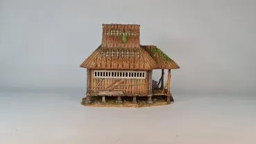 farm house on stilts