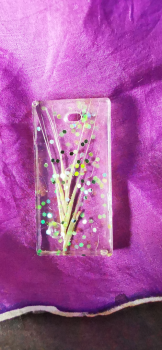 Rectangular pendant with plant parts "ear of corn"