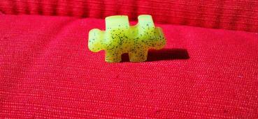Neongelbes Puzzle-Teil