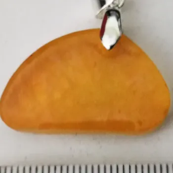 Cloud pendant in delicate orange