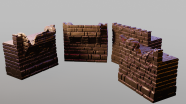 Zerstörter Außenposten - Set