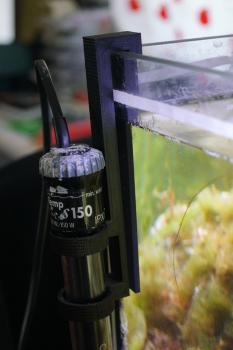 Heizungshalter für Aquarien - Glas 5mm - Druckdatei