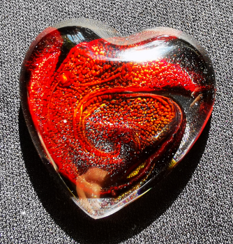 Cabochon in Herzform
