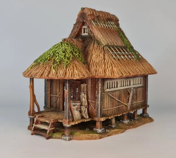 farm house on stilts