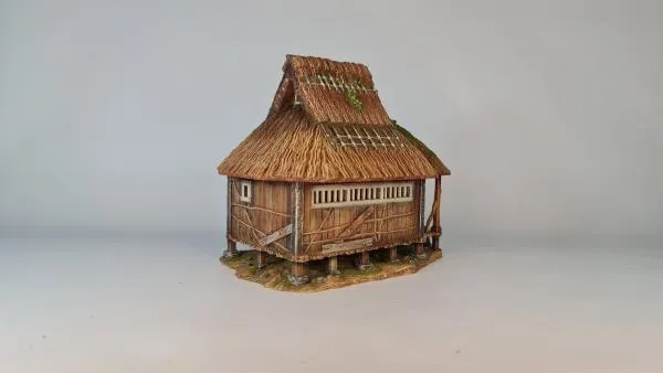 farm house on stilts