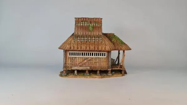 farm house on stilts