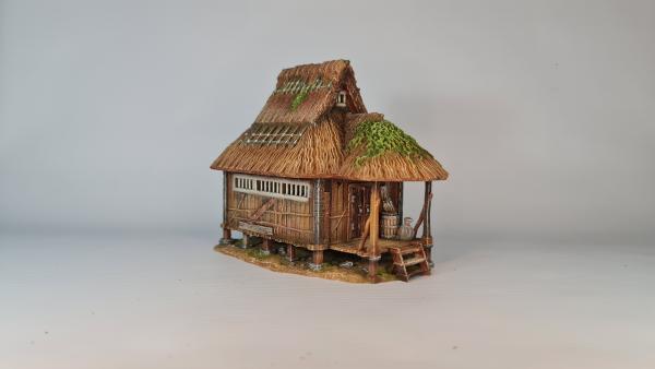 Farmhaus auf Stelzen