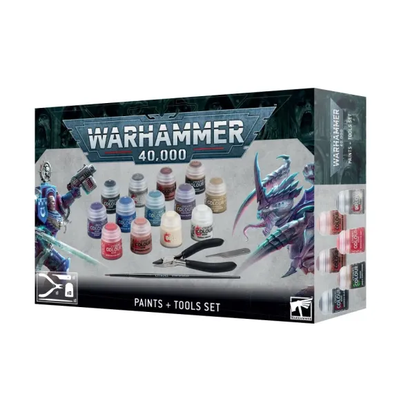 Warhammer 40,000: Paints + Tools Set (60-12)