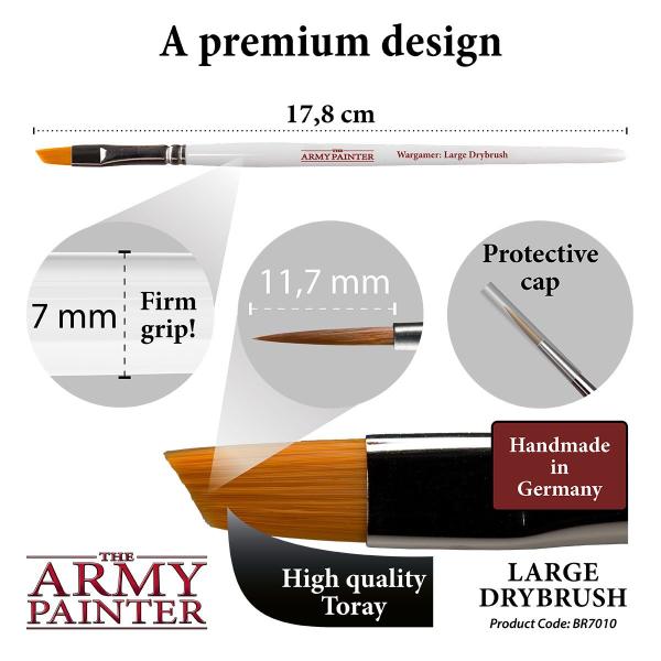 The Army Painter Wargame Brush - Large Drybrush BR7010