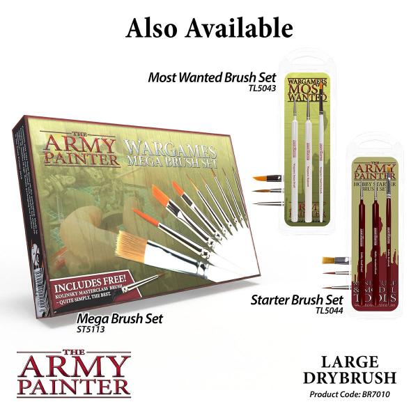 The Army Painter Wargame Brush - Large Drybrush BR7010