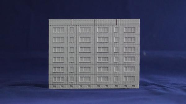 WBS 70 block - 6 floors - balcony - 6mm - print file