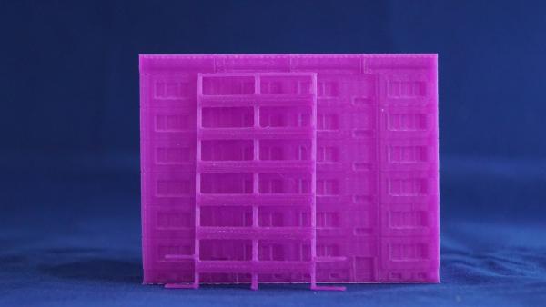 WBS 70 block - 6 floors - balcony - 6mm - print file
