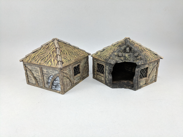 burned and frozen cottages